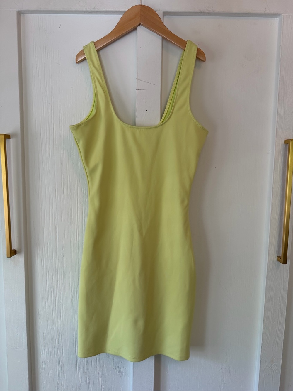 Good American Stretch Jersey Mini Dress, Size 1.